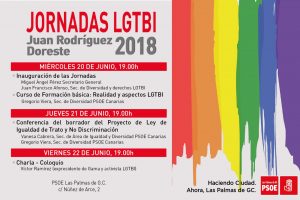 Jornadas LGTBI: Conferencia del borrador del Proyecto de Ley de Igualdad de Trato y No Discriminación @ Agrupación Local de Las Palmas de Gran Canaria | Las Palmas de Gran Canaria | Canarias | España