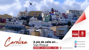 A pie de calle en San Roque con Carolina Darias @ San Roque, Las Palmas de Gran Canaria | Las Palmas de Gran Canaria | Canarias | Spain
